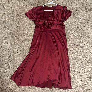 Baltic Born Satin MIDI Dress
